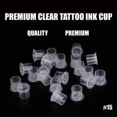 Clear Tattoo Modul Cut Ink Cup 1000 Pieces