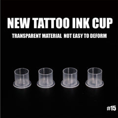 Clear Tattoo Modul Cut Ink Cup 1000 Pieces