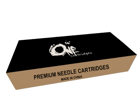 CARTRIDGE ONE needles with Silcone cover 10 (0.30mm) - OUR NEEDLE BRAND - PATERSON TATTOO SUPPLY