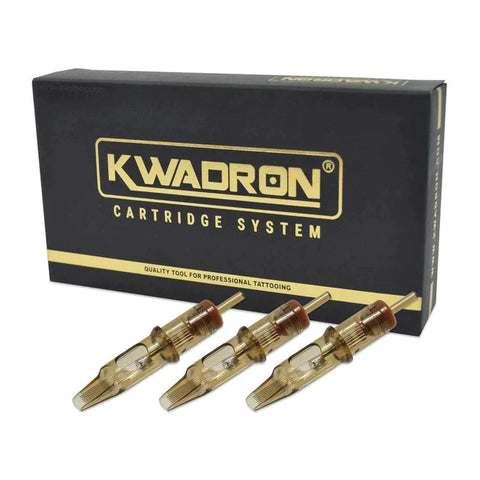 Kwadron Needle Cartridges #12 (0.35mm) Round Liners Long Taper (Box of 20)