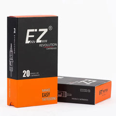 EZ Revolution Needle Cartridges #12 (0.35mm) Round Shaders Long Taper (Box of 20)